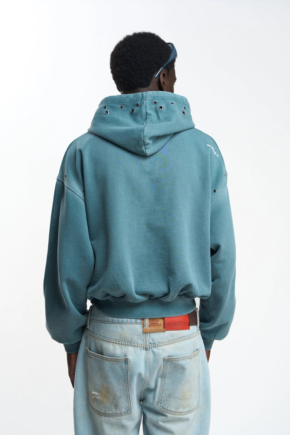 Sour Green Washed Streetwear Hoodie