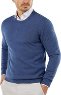 COOFANDY Mens Crew Neck Knitted Pullover