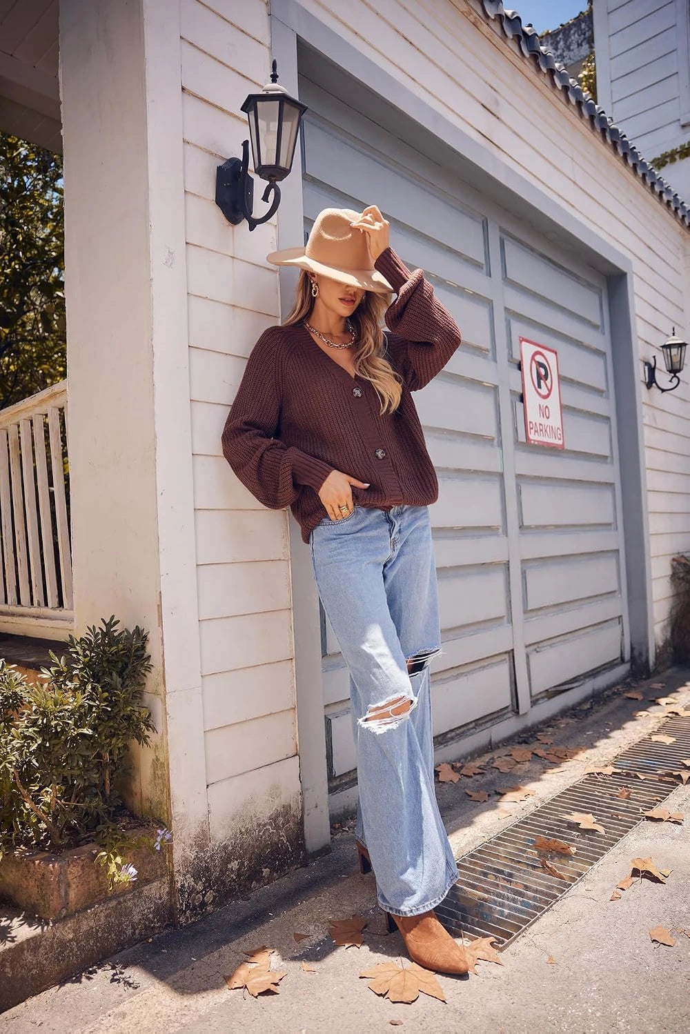 Chunky Knit Button Down Cardigan