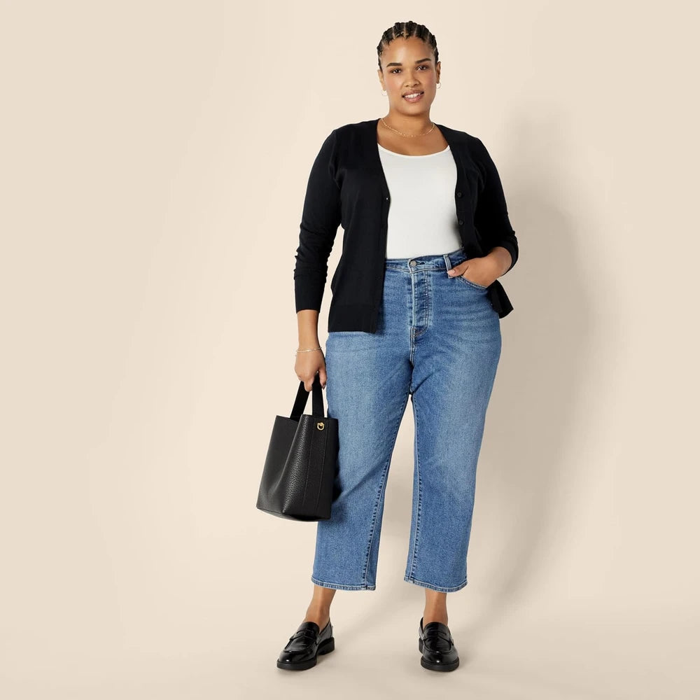 Lightweight V-Neck Cardigan Sweater