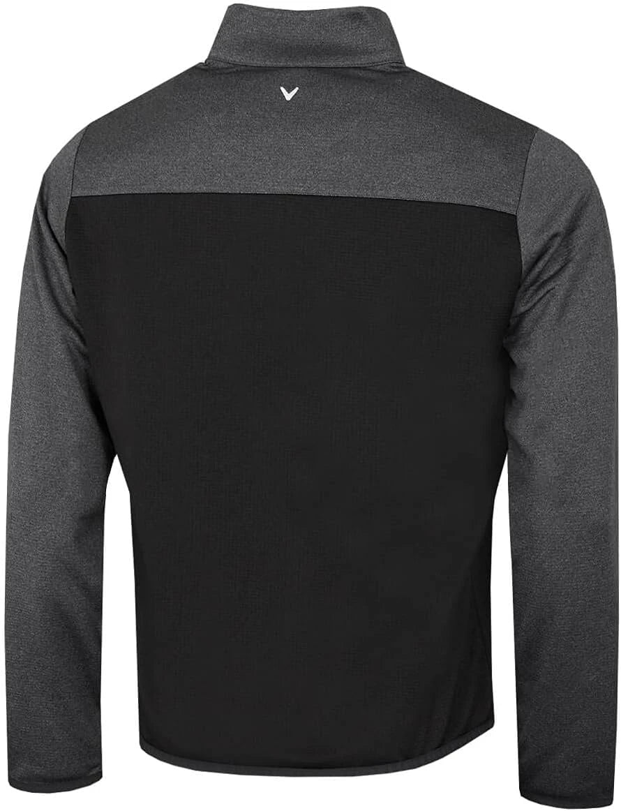 Callaway Mens Waffle Quarter Zip Sweater