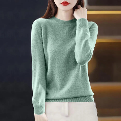 Cashmere Knit Pullover Sweater