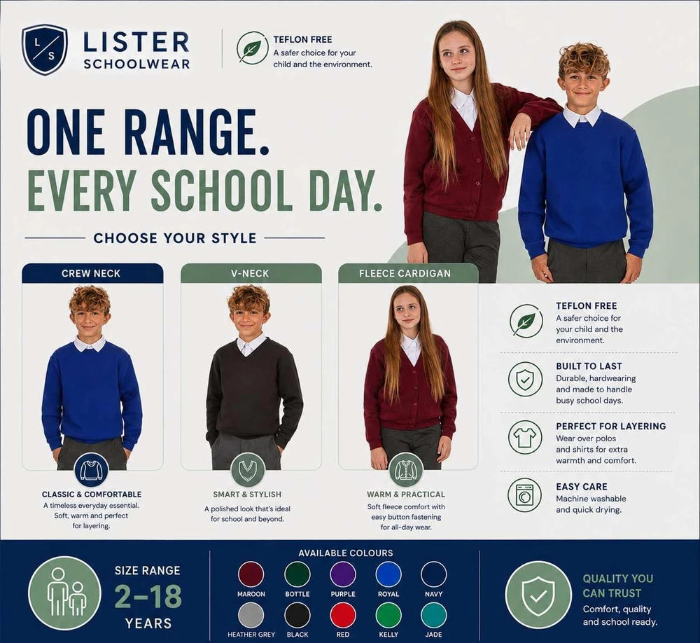 Classic V Neck School Sweater