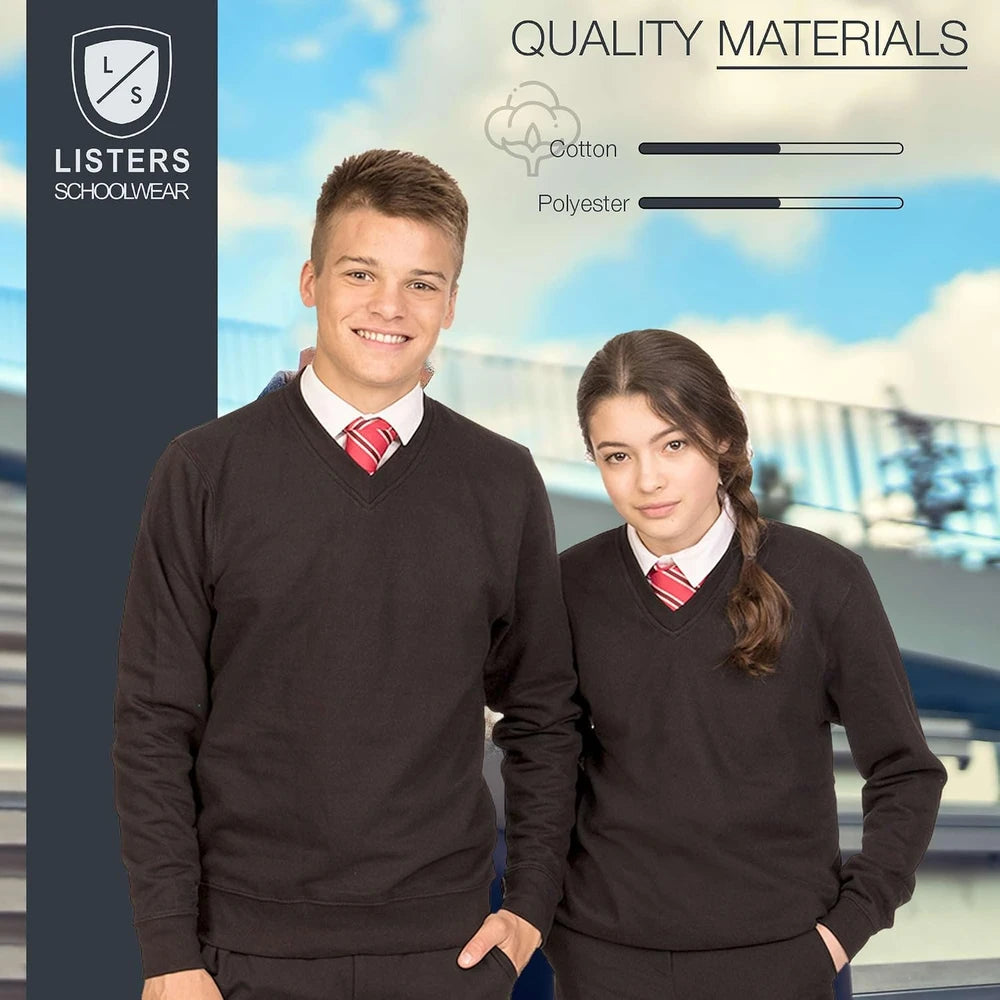 Classic V Neck School Sweater