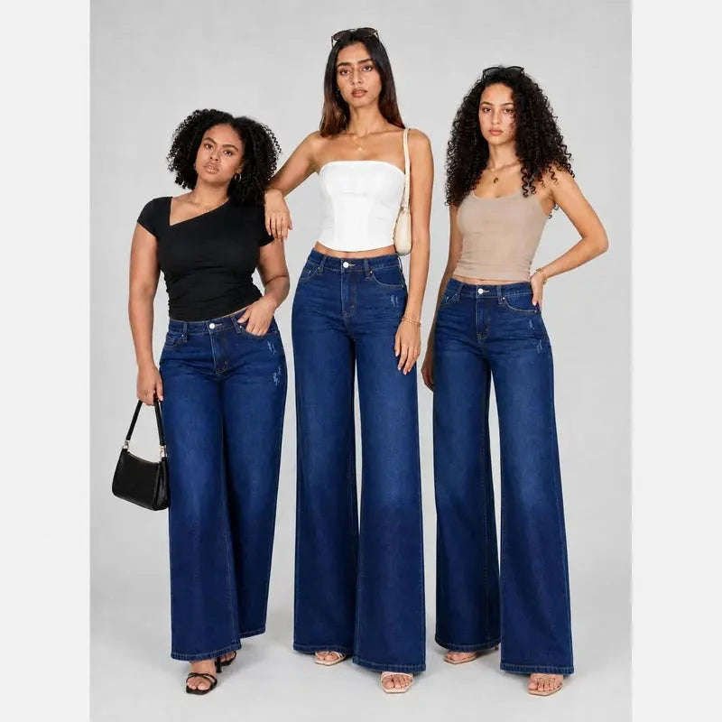 Magic ONESO Mid-Low Rise Wide Leg Jeans