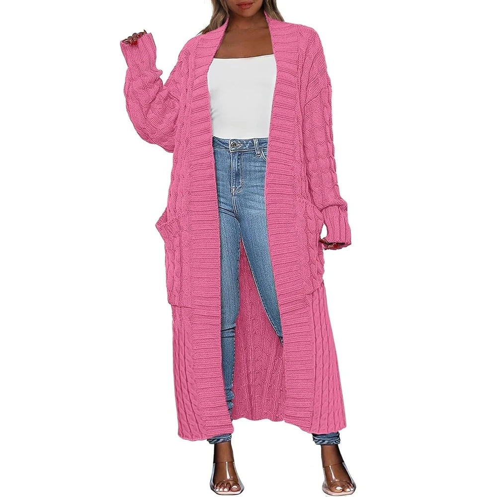 Longline cardigan for women, product detail image